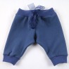 Pantalon jogging créé et fabriqué en France en coton biologique bleu myrtille.