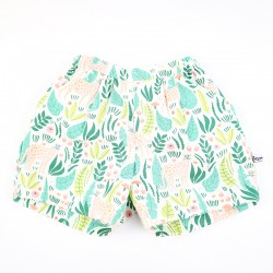 Idée cadeau de naissance pour ce petit short en coton biologique cousu en France