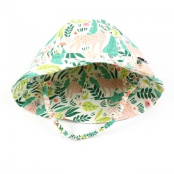 Idée cadeau de naissance adorable chapeau 6 mois motif végétal tendance.