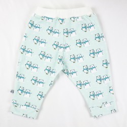 pantalon spécial bébé oursons polaires fabriqué en france, idée cadeau originale.