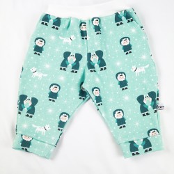 Pantalon inuits coton biologique idée cadeau de naissance.