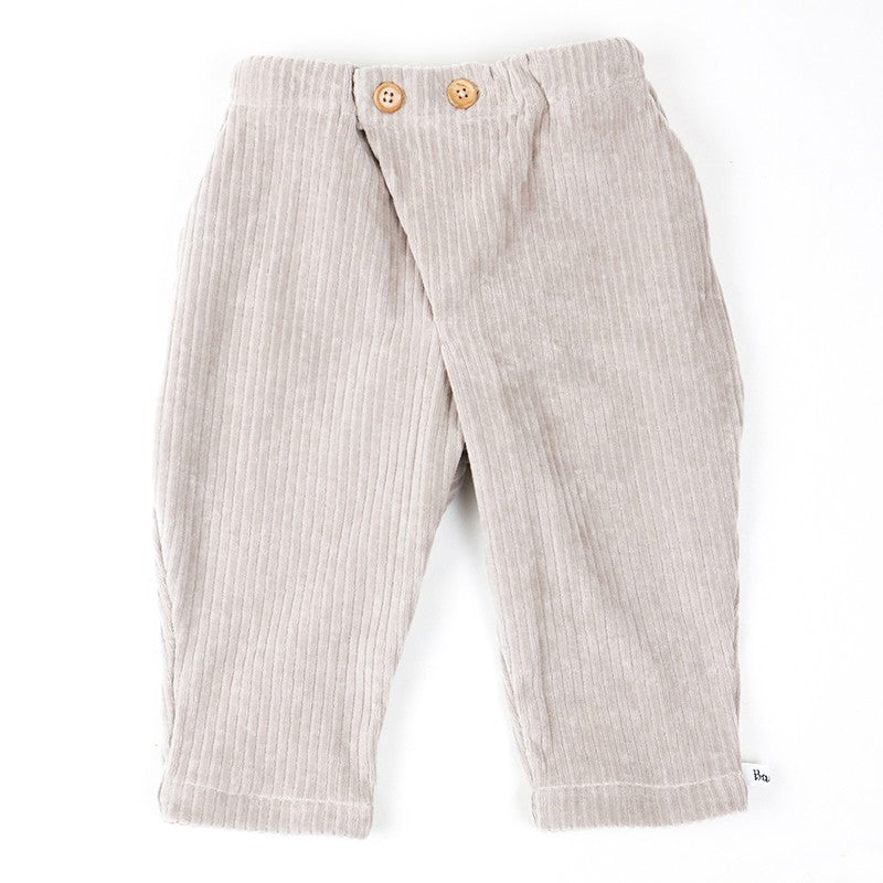 Pantalon velours beige