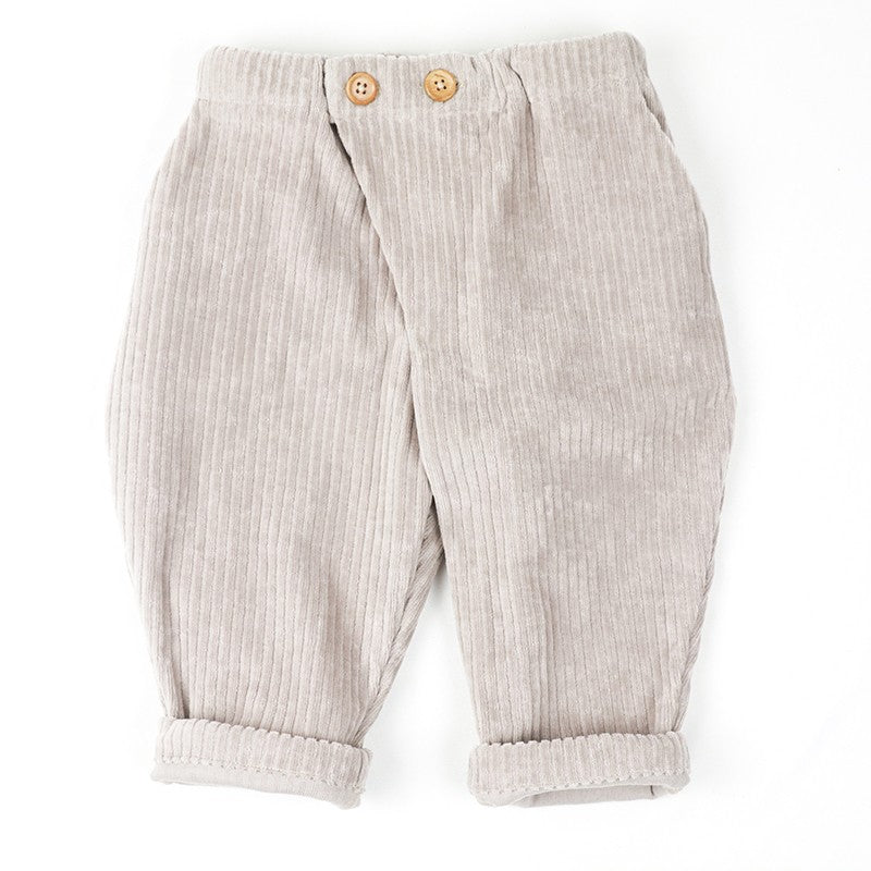 Pantalon velours beige