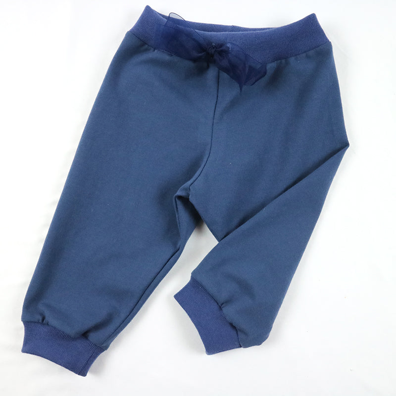 Pantalon jogging bleu myrtille