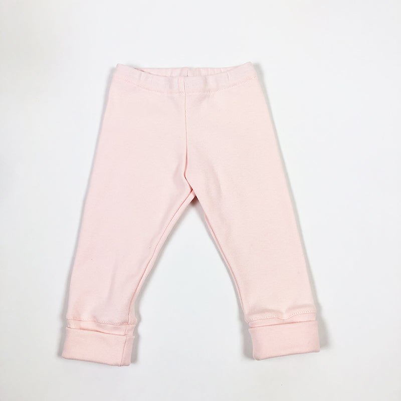 Leggings fille chaud à revers et taille élastiquée
