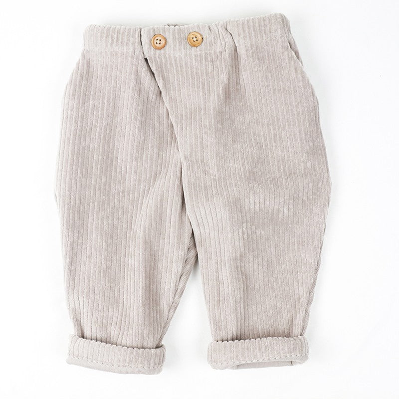 Pantalon velours beige
