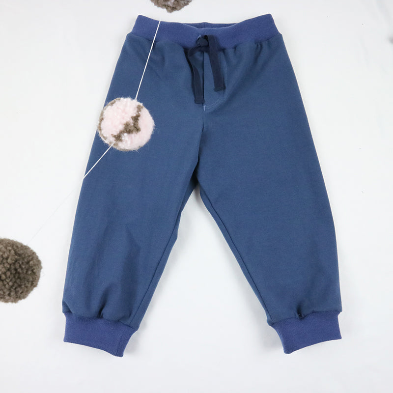 Pantalon jogging garçon myrtille