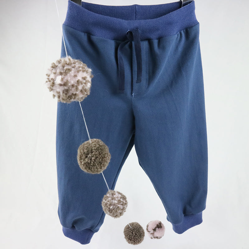 Pantalon jogging garçon myrtille