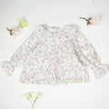 Petite blouse légère en double lange de coton biologique, certifié GOTS