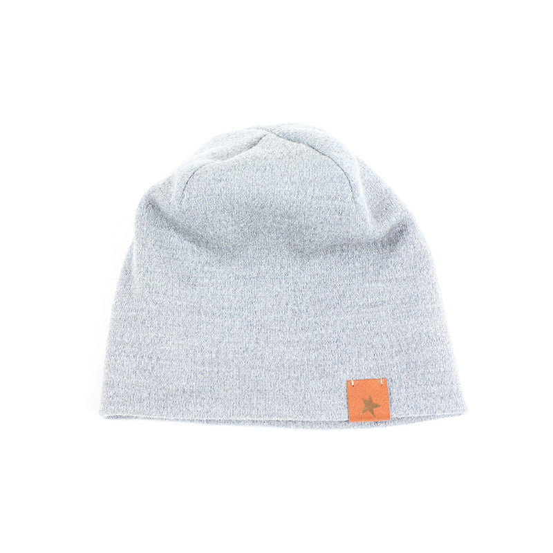 Bonnet gris laine mérinos