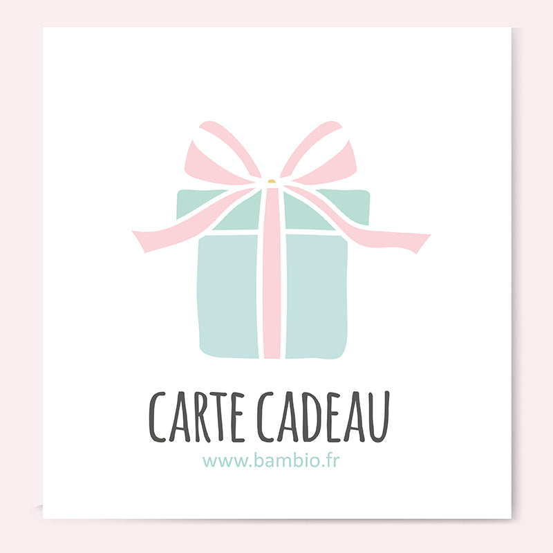 Carte cadeau BAMBIO