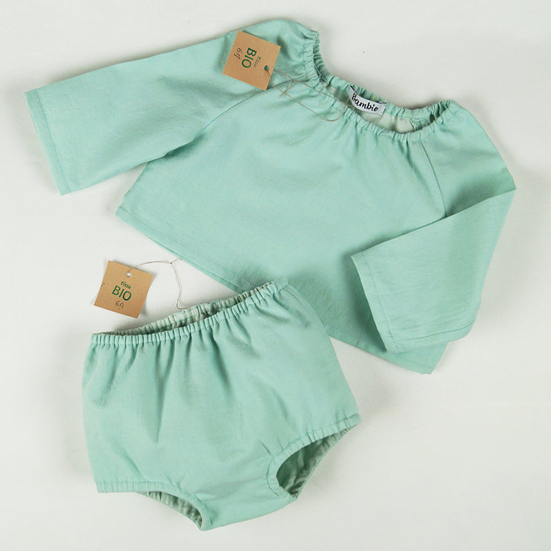 Blouse Bleu Menthe
