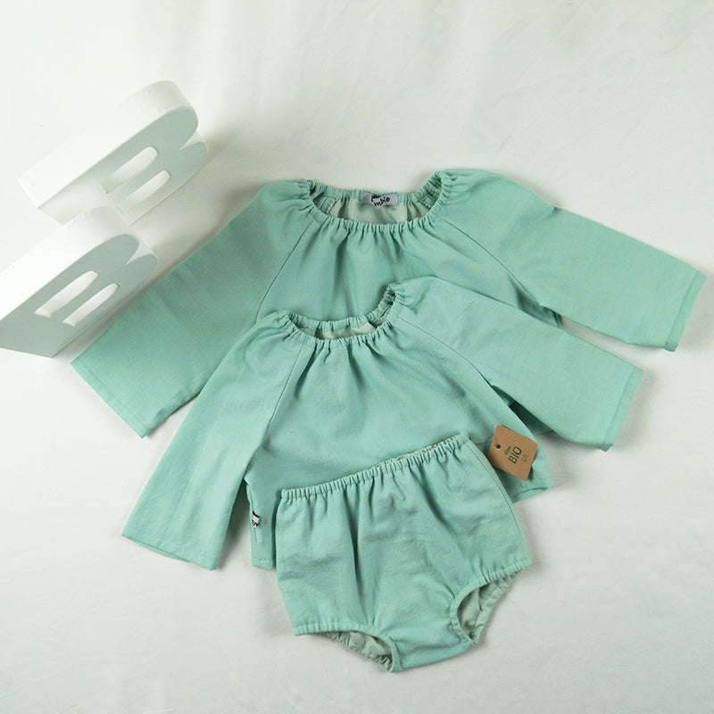 Blouse Bleu Menthe