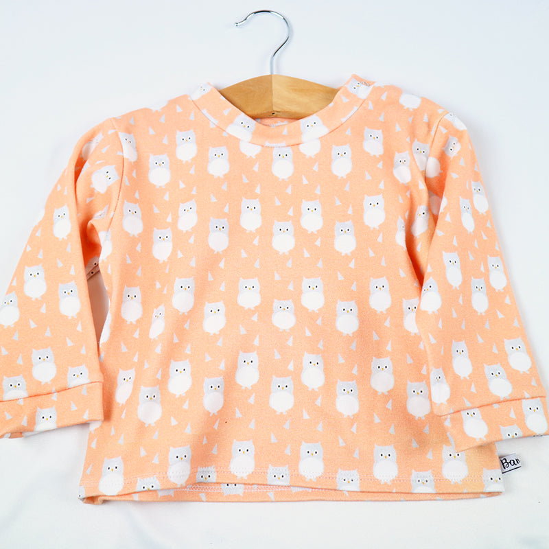 Tee-shirt manches longues oranger