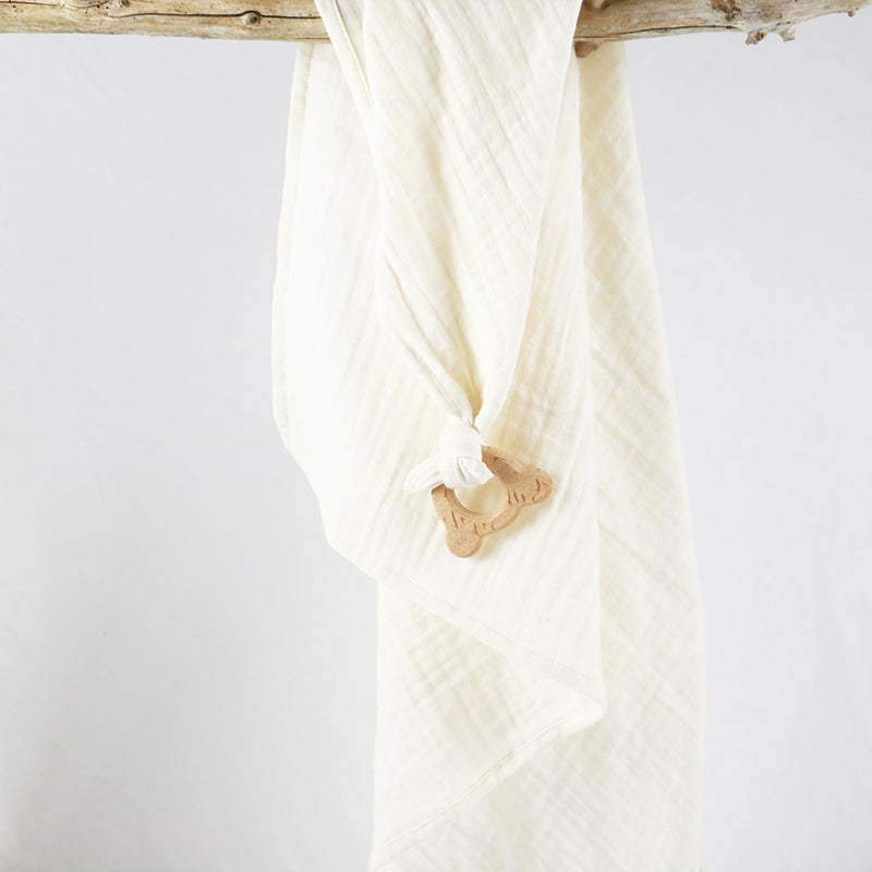 Lange doudou avec jouet