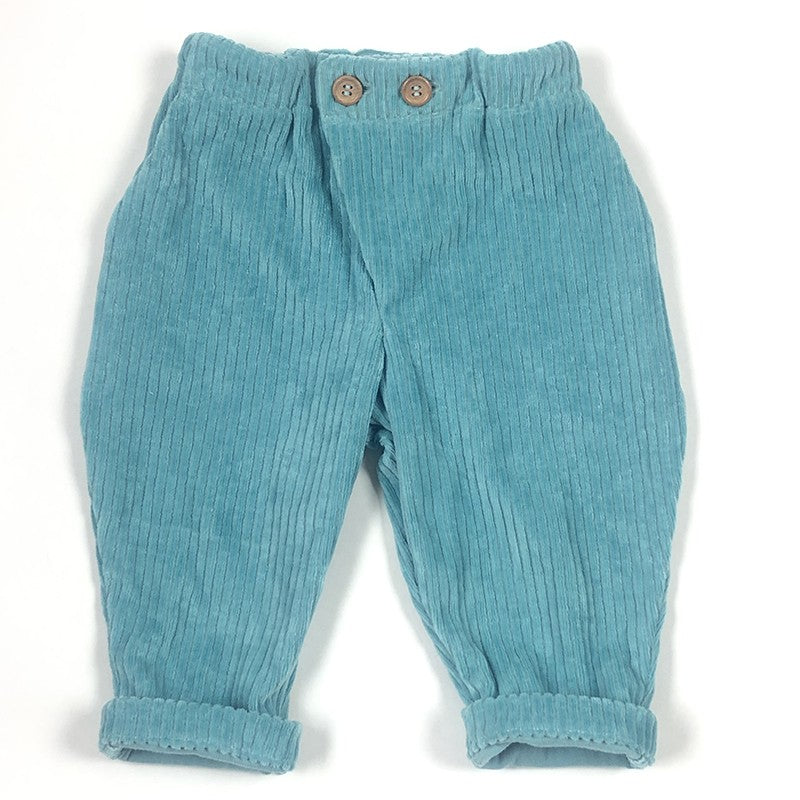 Pantalon velours lagon