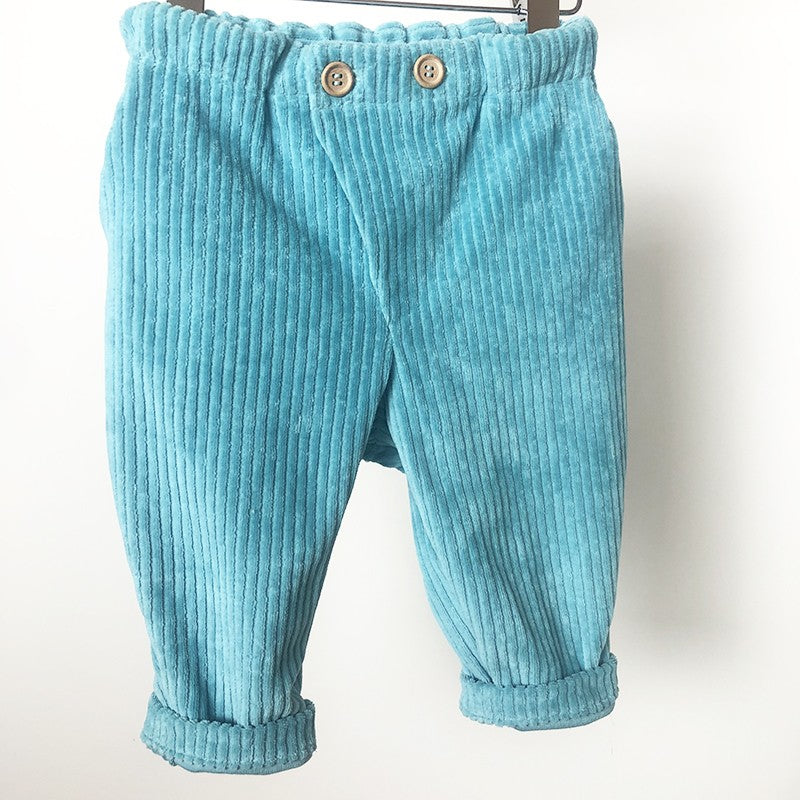 Pantalon velours lagon