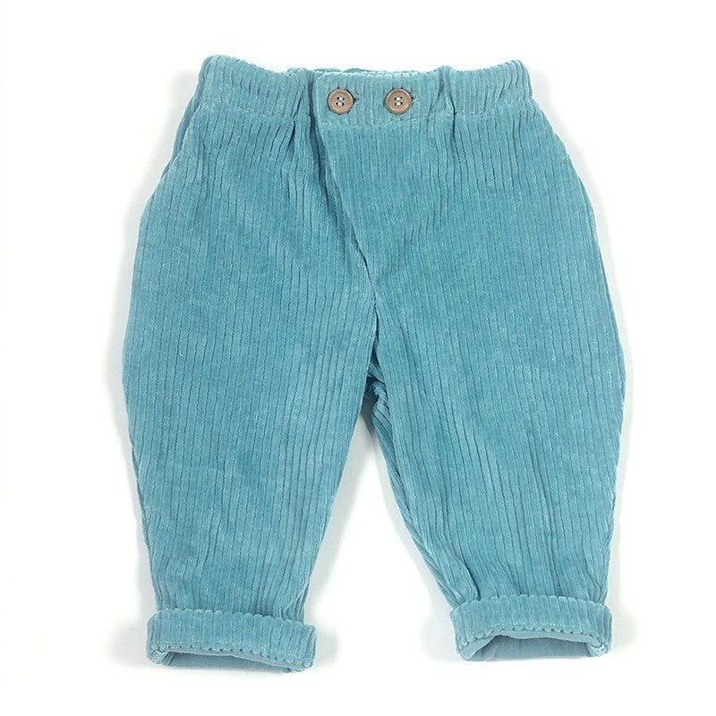 Pantalon velours lagon
