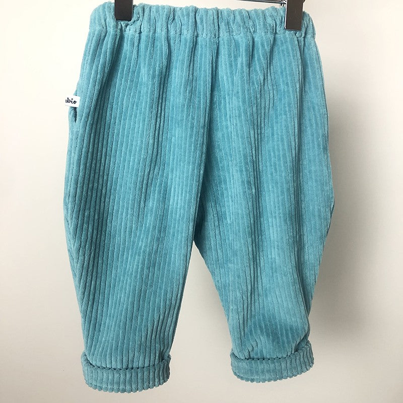 Pantalon velours lagon