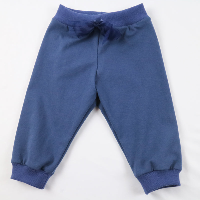 Pantalon jogging bleu myrtille