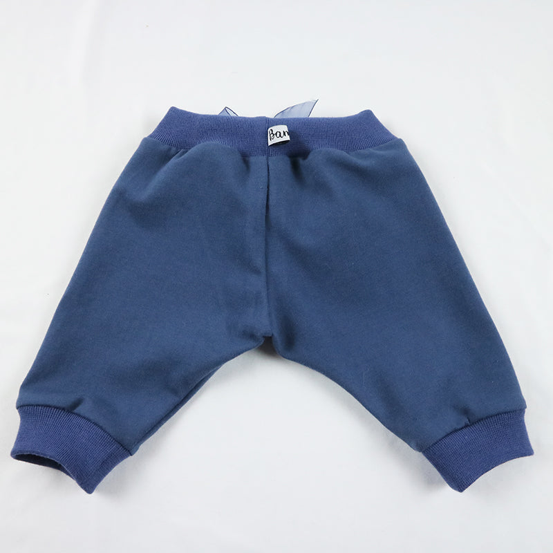 Pantalon jogging bleu myrtille