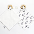Doudou de dentition Lapins mauve clair