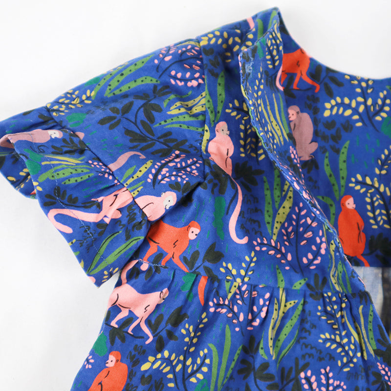 Robe Jardin bleu