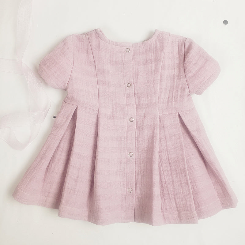 Robe rose guimauve