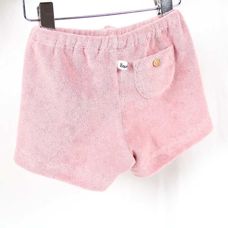 Short éponge rose zéphyr