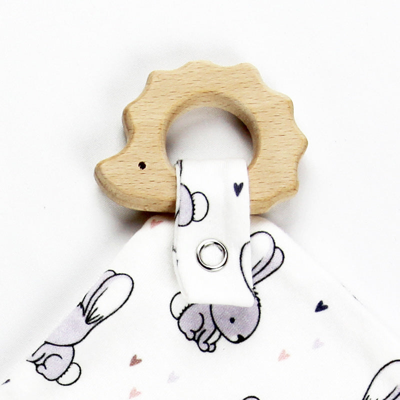 Doudou de dentition Lapins mauve clair