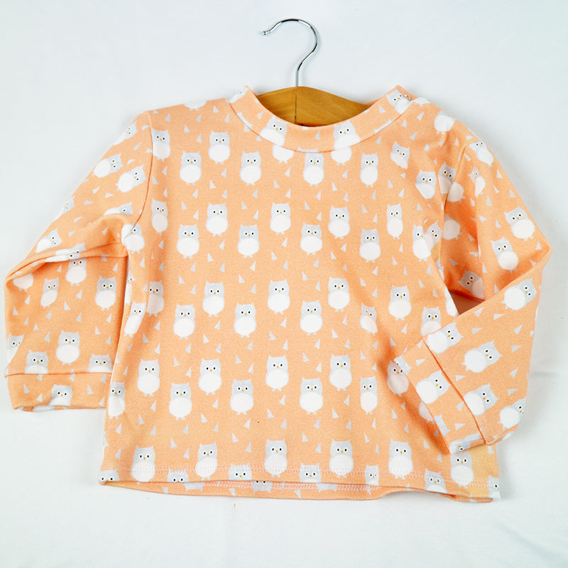 Tee-shirt manches longues oranger