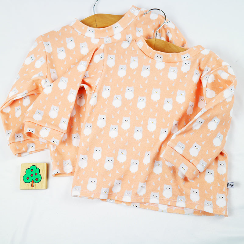 Tee-shirt manches longues oranger